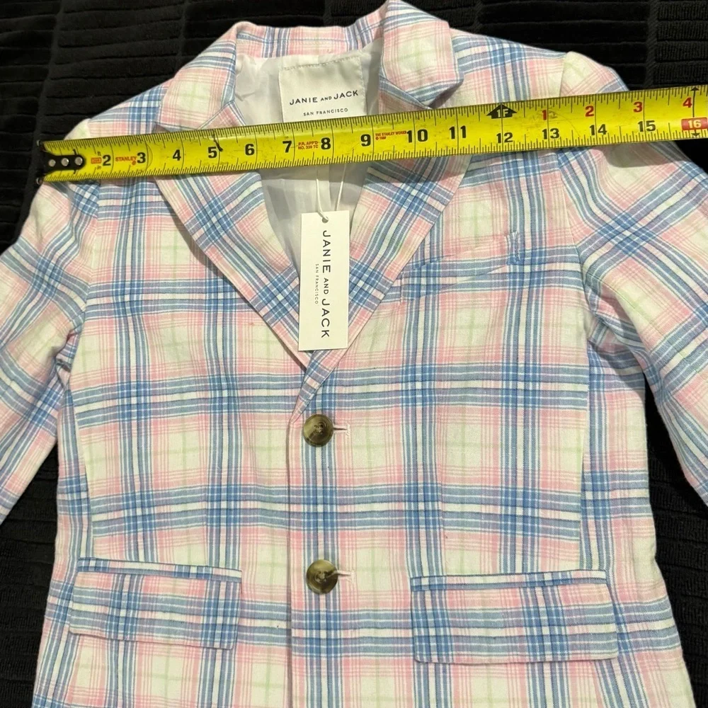 Kids Plaid Jacket - Pink and Blue ♥️NWT♥️